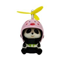 Decoração de Carro com Pato, Panda e Porco Amarelos - Brinquedo para Moto e Bicicleta