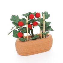 Decoração de casa de bonecas com plantas de tomate em miniatura Odoria 1/12 Decoração de casa de bonecas com plantas de tomate em miniatura Odoria 1/12