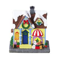 Decoração De Casa De Natal Iluminada Por LED, Figurinha Colecionável Para Decoração De Mesa E Decoração De Casa De Natal Iluminada Por LED, Figurinha Colecionável Para Decoração De Mesa E
