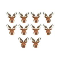 Decoração De Copos De Vinho Em Forma De Chapéu De Papai Noel 10PCS Cartão De Natal Navidad Noel