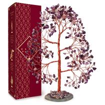 Decoração de escritório doméstico Crystal Tree Karmapledge Amethyst Chakra Decoração de escritório doméstico Crystal Tree Karmapledge Amethyst Chakra