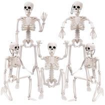 Decoração de esqueleto de Halloween XIMISHOP 5 peças de 40 cm de corpo inteiro Decoração de esqueleto de Halloween XIMISHOP 5 peças de 40 cm de corpo inteiro