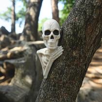 Decoração de Esqueleto Espião para Árvore de Halloween 14 polegadas para Área Externa