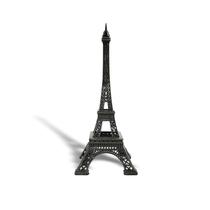 Decoração de estátua: Torre Eiffel, liga metálica de 10 cm, allgala, preta