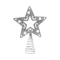 Decoração De Estrela Para Topo De Árvore De Natal De 19cm, Suprimentos De Artesanato DIY Para