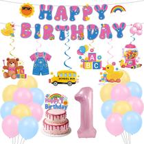 Decoração de Festa Aposwow Rachell Teacher Kit de 1º Aniversário Decoração de Festa Aposwow Rachell Teacher Kit de 1º Aniversário
