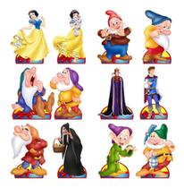 Decoração De Festa Branca De Neve E 7 Anões-12 Peças De 20cm - RS Displays