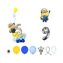 Decoração De Festa De Aniversário Infantil Conjunto De Balões De Látex Minion Suprimentos Para Chá