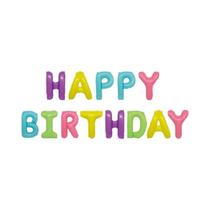 Decoração De Festa De Aniversário Para Meninos E Meninas, 13 Peças De Balões De Letras De Feliz Decoração De Festa De Aniversário Para Meninos E Meninas, 13 Peças De Balões De Letras De Feliz