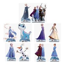 Decoração De Festa Frozen 2 - 10 Displays De 20cm Totens
