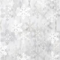 Decoração de festa Garland Panduola Snowflake Silver Paper 9,9 m