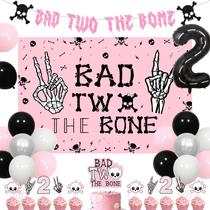 Decoração de Festa Jollyboom Bad Two the Bone - 2º Aniversário