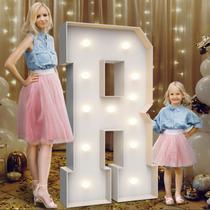 Decoração de festa Marquee Light Up Letters Teebloom 4FT R Decoração de festa Marquee Light Up Letters Teebloom 4FT R