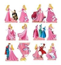 Decoração De Festa Princesa Aurora - 10 Displays De 30cm