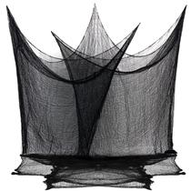 Decoração de Halloween AURUZA Creepy Black Gaze Cloth 203x122cm