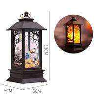 Decoração de Halloween Big Ghost Ghost Festival Impressão LED Light String Ghost