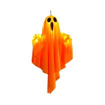 Decoração De Halloween Com Luzes LED Fantasma Brancas Brilhantes, Acessórios De Horror Para Casa