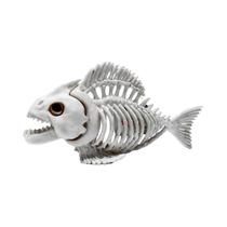 Decoração De Halloween: Crânio De Peixe Simulado, Esqueleto Exquisito, Ornamentos De Horror,