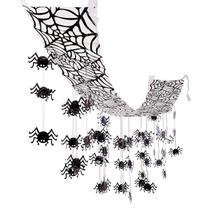 Decoração de Halloween Fun Express Hanging Black Spider 12 x 12 pés