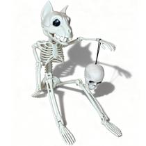 Decoração de Halloween GUSYXO Cute Horror Hybrid Skeleton 16"