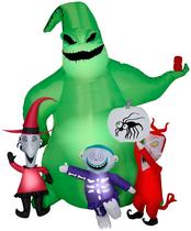 Decoração de Halloween Inflável Gemmy Airblown Oogie Boogie com Criaturas Decoração de Halloween Inflável Gemmy Airblown Oogie Boogie com Criaturas