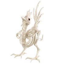 Decoração de Halloween Seasons Skeleton Rooster de 12 polegadas Decoração de Halloween Seasons Skeleton Rooster de 12 polegadas