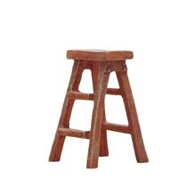 Decoração de jardim com escada de resina em miniatura 6 6,5 cm