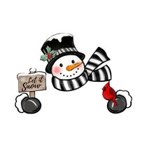 Decoração De Jardim De Inverno Com Boneco De Neve Vermelho, Placas Decorativas Para O Exterior, Decoração De Jardim De Inverno Com Boneco De Neve Vermelho, Placas Decorativas Para O Exterior,