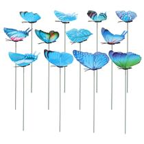 Decoração de jardim MECCANIXITY Butterfly Stakes Blue (24 unidades) Decoração de jardim MECCANIXITY Butterfly Stakes Blue (24 unidades)