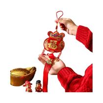 Decoração De Lanternas Com Cordões De Sinos Para O Ano Novo Chinês, Ornamentações Com Franjas Para O