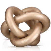 Decoração de mesa de café Yalikop 3 Link Wood Knot Decor