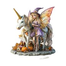 Decoração De Mesa Em Acrílico 2D De Unicórnio De Halloween, Presente De Feriado Para Família E