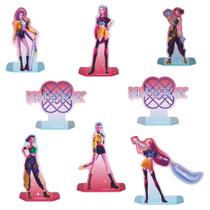 Decoração de Mesa Festa Guerreiras do K-Pop 8 Unidades Festcolor Inspire Sua Festa Loja