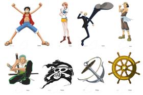 Decoração de Mesa Festa One Piece 8 Uni Festcolor - Inspire sua Festa Loja