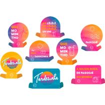 Decoração de Mesa - Festa Tardezinha - 8 unidades - FestColor - Rizzo Decoração de Mesa - Festa Tardezinha - 8 unidades - FestColor - Rizzo