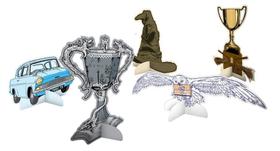 Decoração de Mesa Harry Potter com 8 Unidades