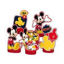 Decoracao de mesa mickey classico 5 unid Decoracao de mesa mickey classico 5 unid