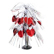 Decoração De Mesa p/ Festas Cascata de Corações e Capim Dourado Decoração De Mesa p/ Festas Cascata de Corações e Capim Dourado