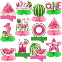 Decoração de mesa Yuntau Watermelon Honeycomb 12 unidades Decoração de mesa Yuntau Watermelon Honeycomb 12 unidades