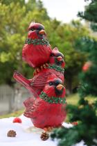 Decoração de Natal cardinal da Hi-Line Gift Ltd com luzes LED