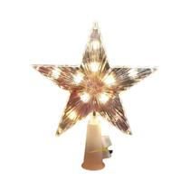 Decoração De Natal Com Luzes LED Em Forma De Estrela De 15 a 18cm, Ornamentos Para Árvore De Natal,