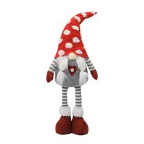 Decoração de Natal de malha de pelúcia Boneca sem rosto Forest Elder Ornaments Gift