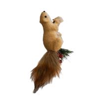 Decoração De Natal Em Forma De Esquilo Artificial, Artesanato Simulado De Esquilo, Pingente De