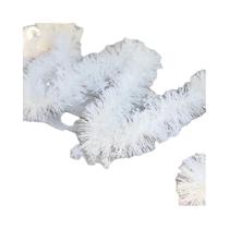 Decoração De Natal Em Plástico Com Flocos De Neve Brancos, Barras De 2m, Decoração De Natal Para Decoração De Natal Em Plástico Com Flocos De Neve Brancos, Barras De 2m, Decoração De Natal Para