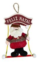 Decoracao De Natal Enfeite De Pendurar Boneco Papai Noel