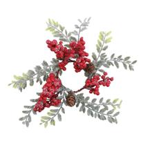 Decoração de Natal Guirlanda Frutas Vermelho e Verde