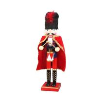 Decoração De Natal Miniatura De Soldado Quebra-Nozes De Madeira De 38CM Para Mesa