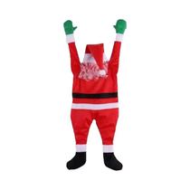 Decoração De Natal Papai Noel Iluminada Para Pendurar Em Ambientes Internos E Externos, Prateleira