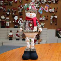 Decoração de Natal para Mesa - Papai Noel, Boneco de Neve e Rena