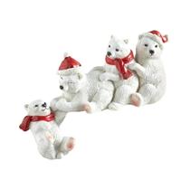 Decoração De Natal Para Porta Com Papai Noel E Urso Polar, Ornamentos De Canto De Mesa, Artesanato